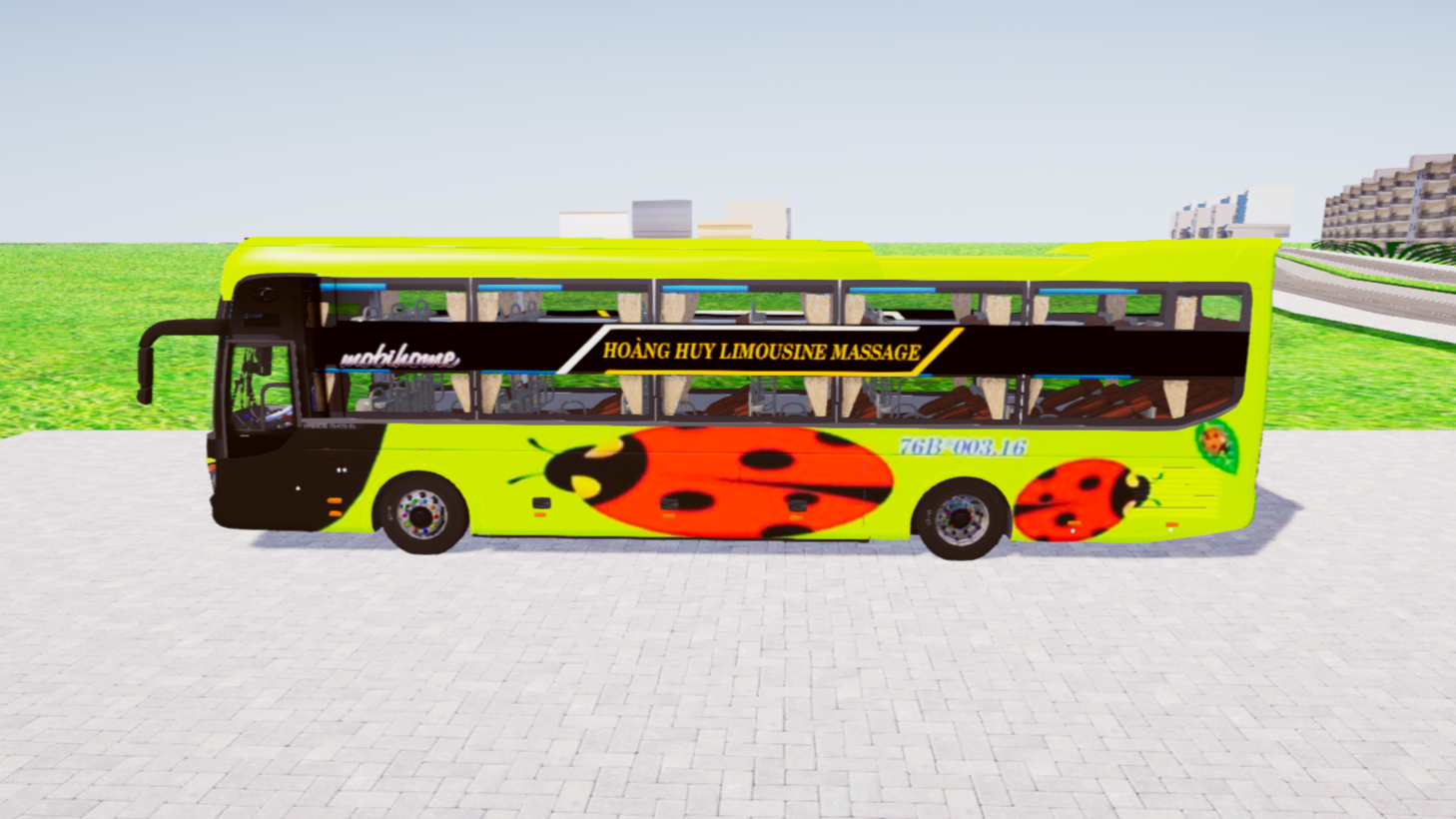 Download Mod Thaco 2017 Xe Khách Hoàng Huy for Proton Bus Simulator (PBSU & PBSR) screenshot