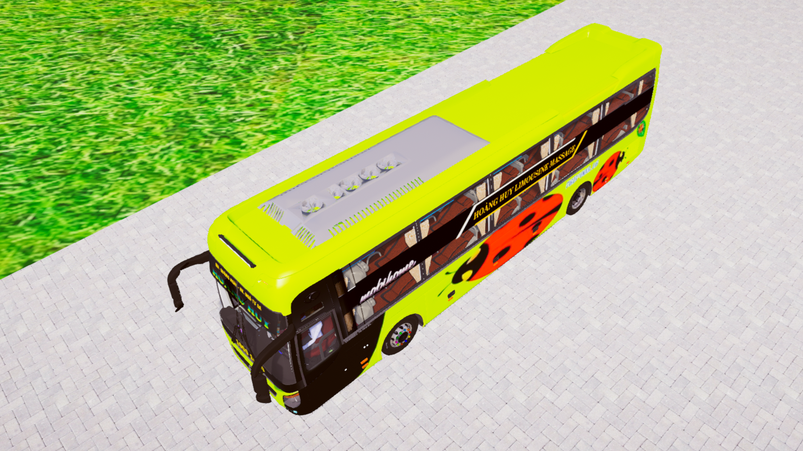 Download Mod Thaco 2017 Xe Khách Hoàng Huy for Proton Bus Simulator (PBSU & PBSR) screenshot