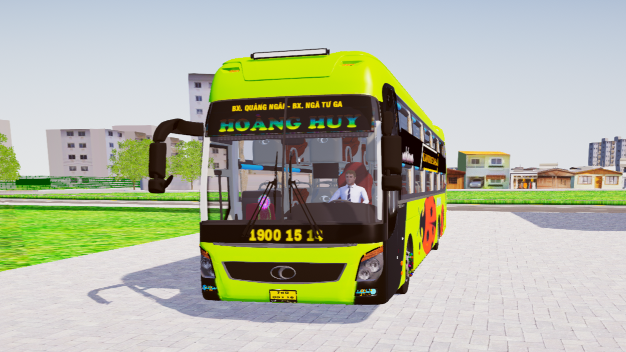 Download Mod Thaco 2017 Xe Khách Hoàng Huy for Proton Bus Simulator (PBSU & PBSR)