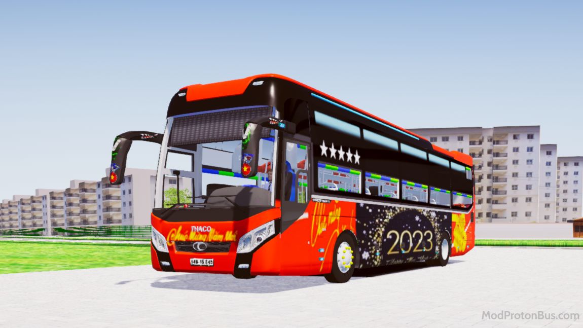 Download Mod Thaco 2018 Tết 2023 Chào Xuân Quý Mão for Proton Bus Simulator (PBSU & PBSR) screenshot