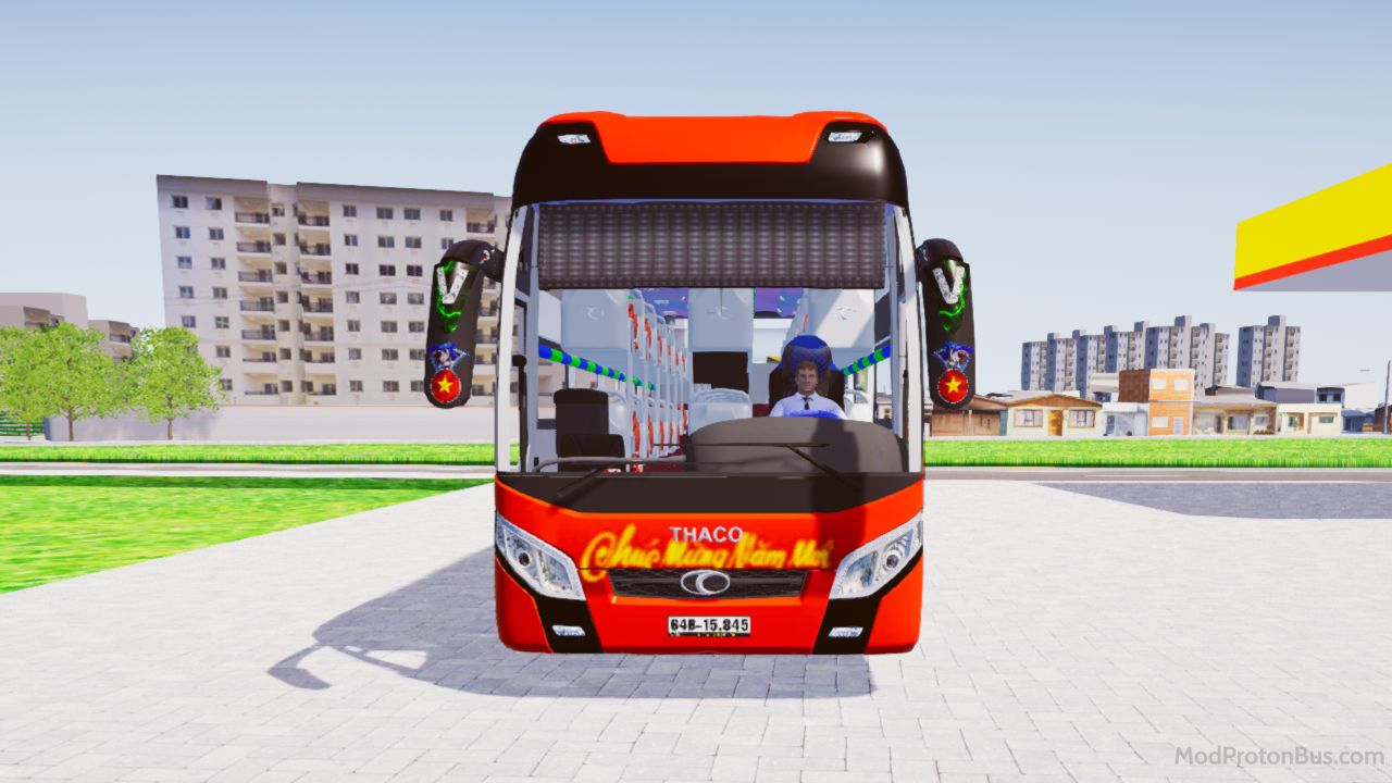 Download Mod Thaco 2018 Tết 2023 Chào Xuân Quý Mão for Proton Bus Simulator (PBSU & PBSR) screenshot