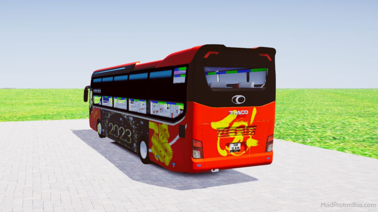 Download Mod Thaco 2018 Tết 2023 Chào Xuân Quý Mão for Proton Bus Simulator (PBSU & PBSR) screenshot