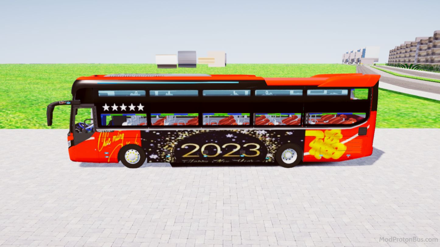 Download Mod Thaco 2018 Tết 2023 Chào Xuân Quý Mão for Proton Bus Simulator (PBSU & PBSR) screenshot