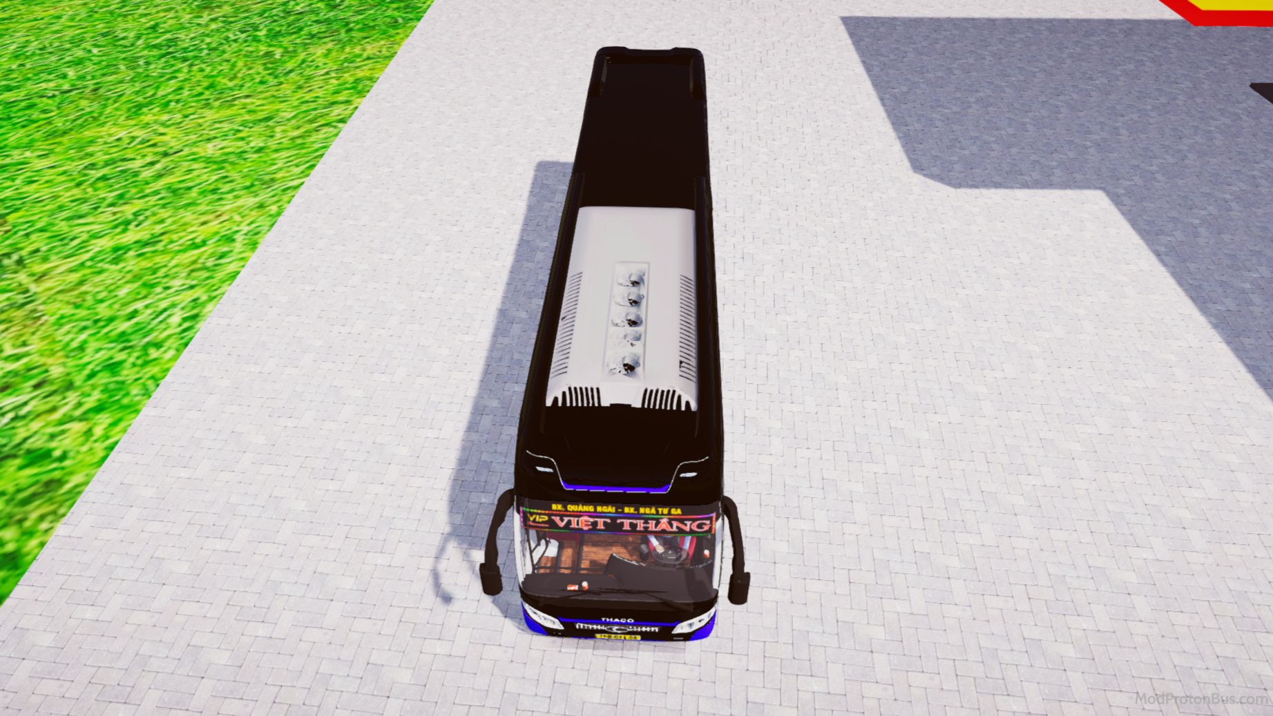 Download Mod Thaco 2019 Premium Nhà Xe Việt Thắng for Proton Bus Simulator (PBSU & PBSR) screenshot