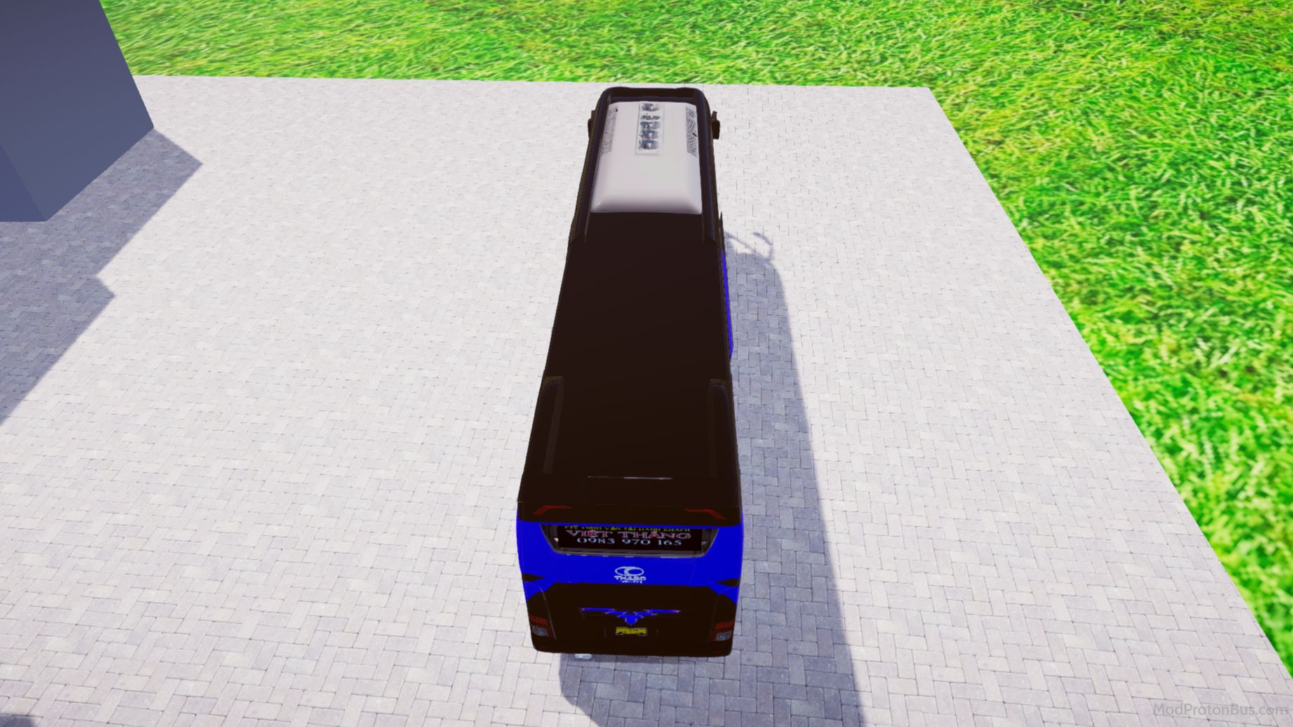 Download Mod Thaco 2019 Premium Nhà Xe Việt Thắng for Proton Bus Simulator (PBSU & PBSR) screenshot