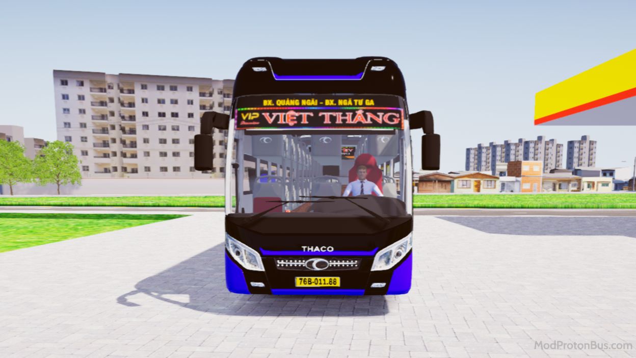 Download Mod Thaco 2019 Premium Nhà Xe Việt Thắng for Proton Bus Simulator (PBSU & PBSR) screenshot
