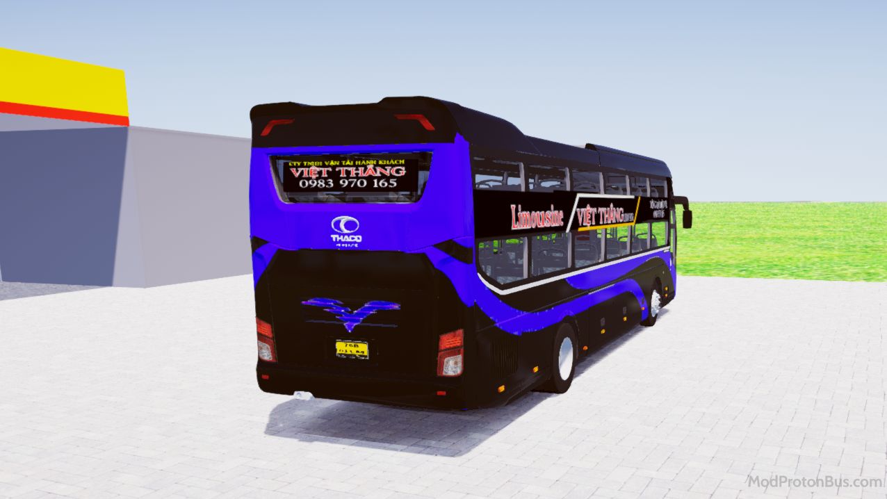 Download Mod Thaco 2019 Premium Nhà Xe Việt Thắng for Proton Bus Simulator (PBSU & PBSR) screenshot