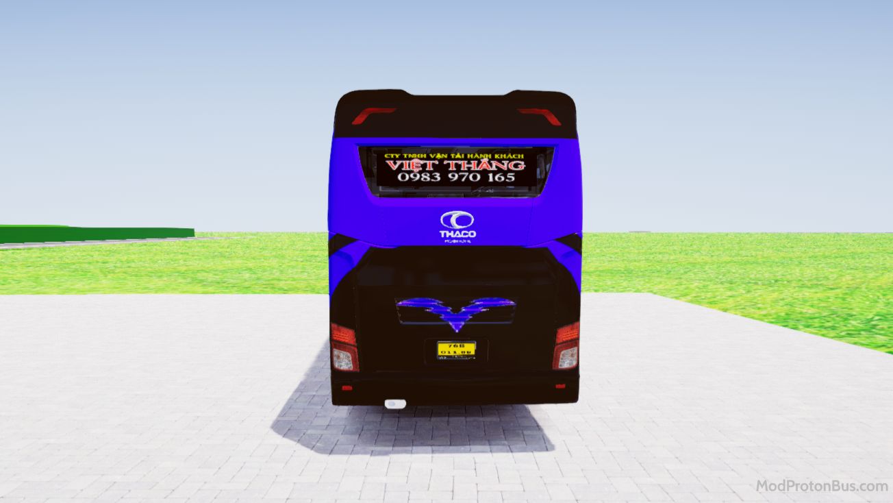 Download Mod Thaco 2019 Premium Nhà Xe Việt Thắng for Proton Bus Simulator (PBSU & PBSR) screenshot
