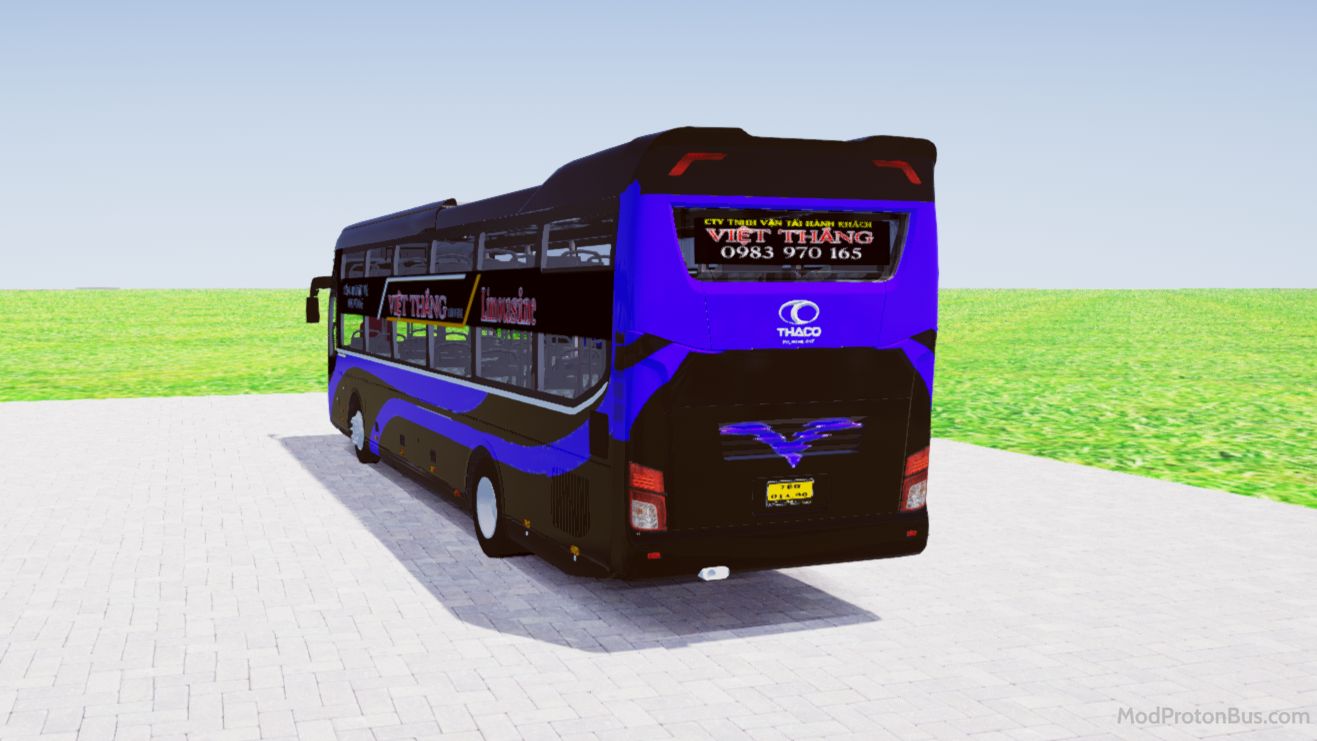 Download Mod Thaco 2019 Premium Nhà Xe Việt Thắng for Proton Bus Simulator (PBSU & PBSR) screenshot