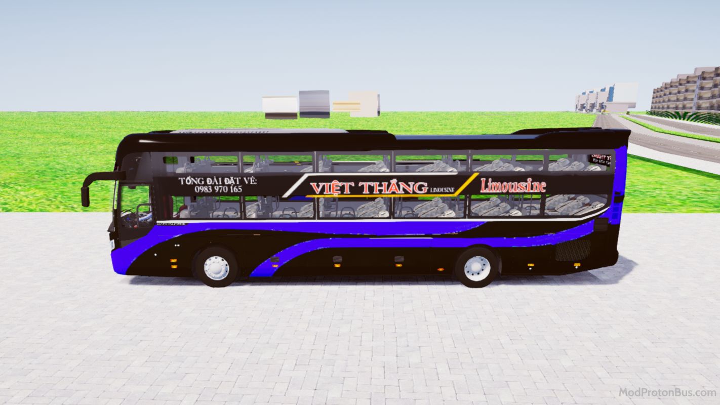 Download Mod Thaco 2019 Premium Nhà Xe Việt Thắng for Proton Bus Simulator (PBSU & PBSR) screenshot