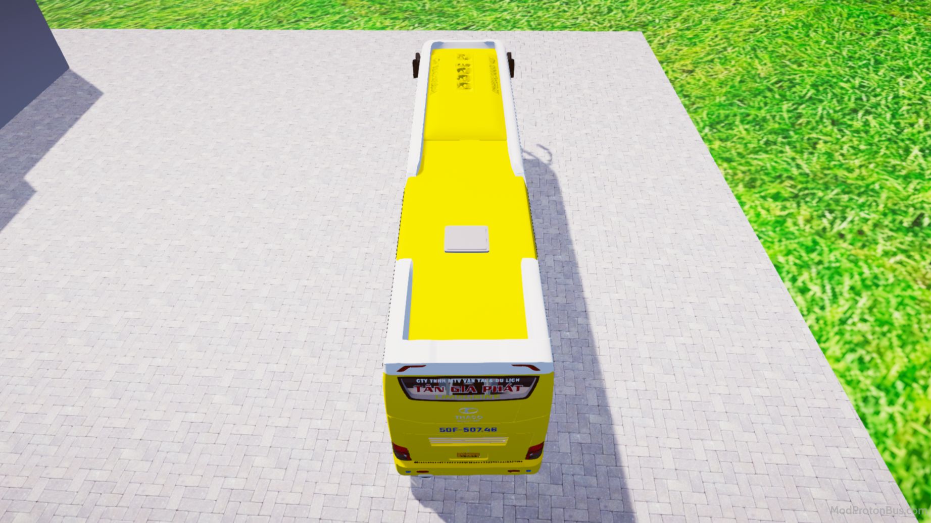 Download Mod Thaco TB120SL 2021 22P V2 for Proton Bus Simulator (PBSU & PBSR) screenshot