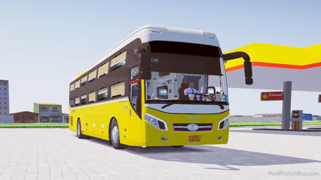 Download Mod Thaco TB120SL 2021 22P V2 for Proton Bus Simulator (PBSU & PBSR) screenshot
