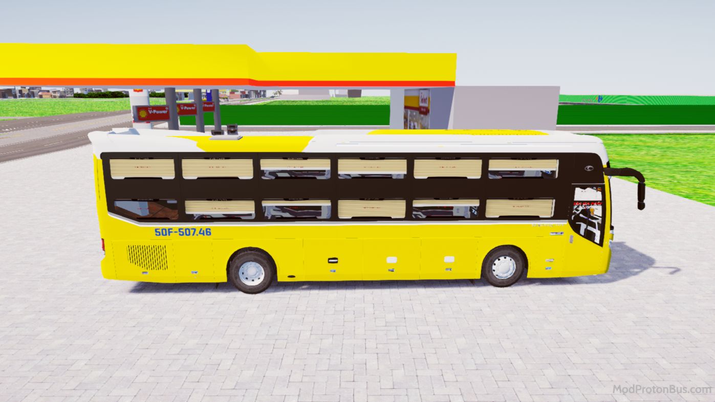 Download Mod Thaco TB120SL 2021 22P V2 for Proton Bus Simulator (PBSU & PBSR) screenshot