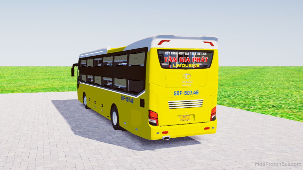 Download Mod Thaco TB120SL 2021 22P V2 for Proton Bus Simulator (PBSU & PBSR) screenshot