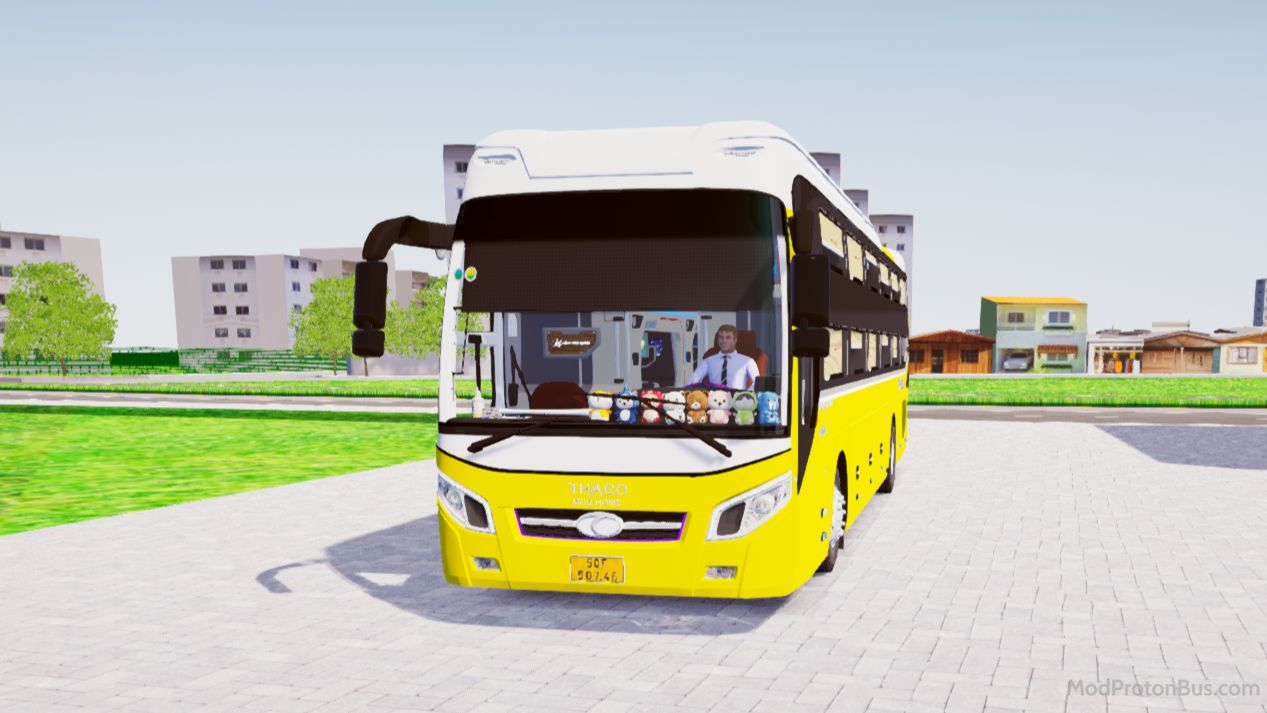 Mod Thaco TB120SL 2021 22P V2 for Proton Bus Simulator
